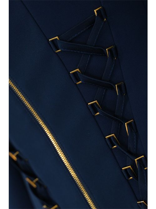 Giacca in crepe con lacci criss-cross Elisabetta Franchi | GI13551E2DC8